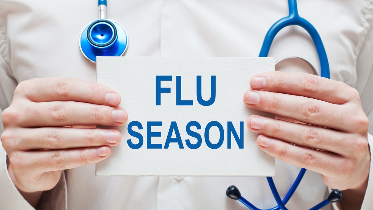 Flu season sign