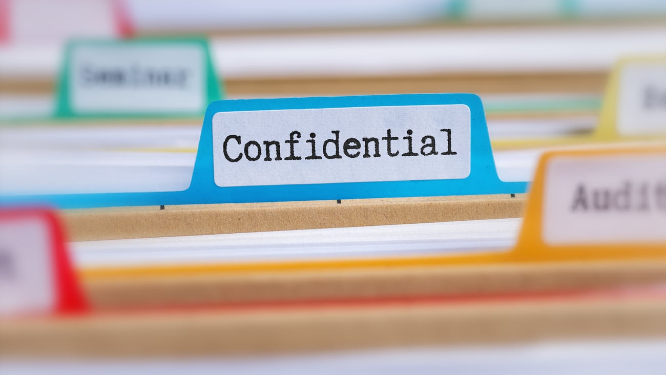 Confidential-file-folders