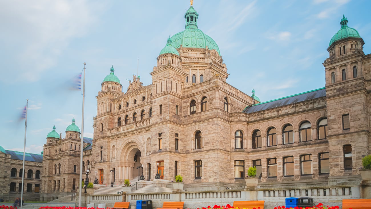 British Columbia legislature building