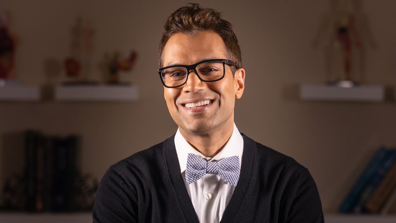 Young man smiling