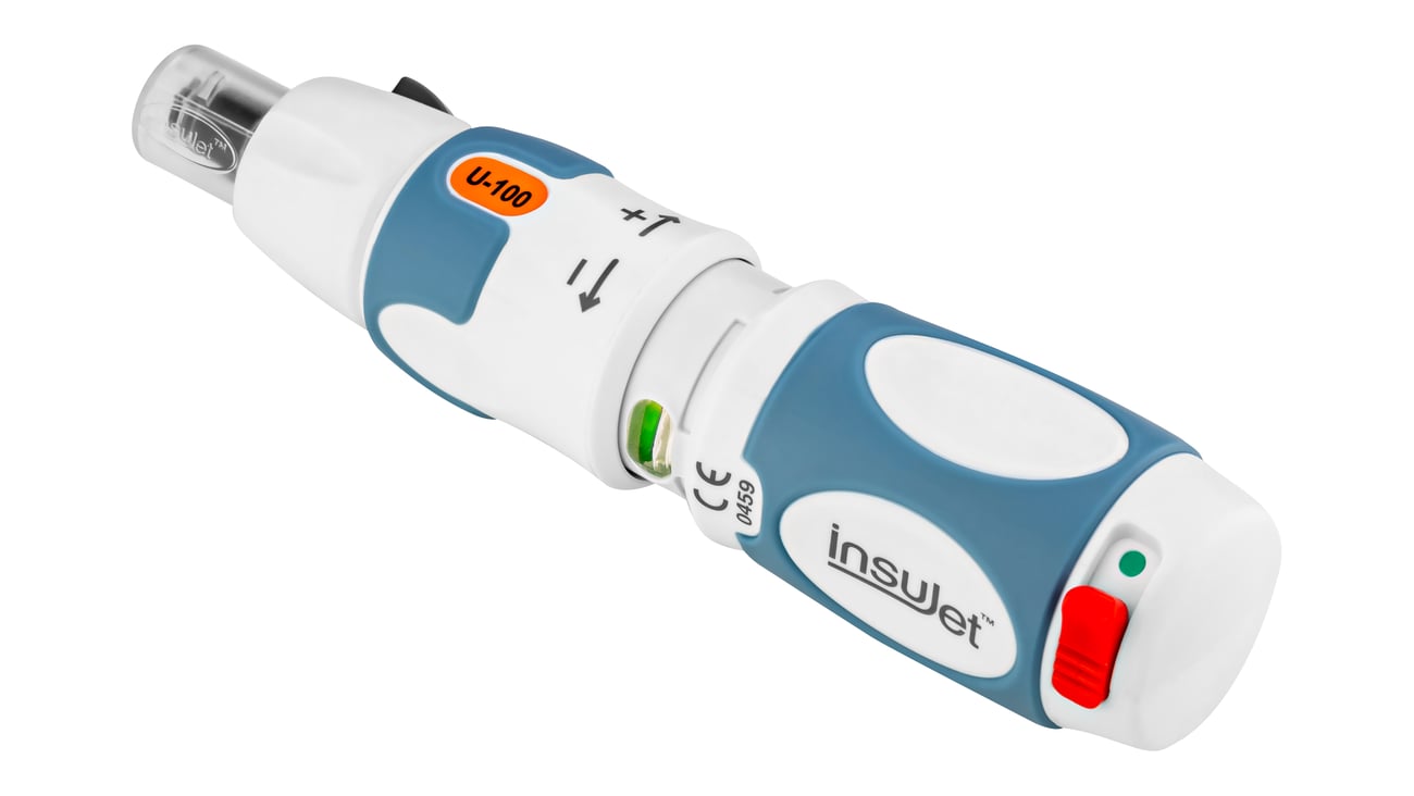 Sol-Millennium Medical InsuJet needle-free insulin injection system