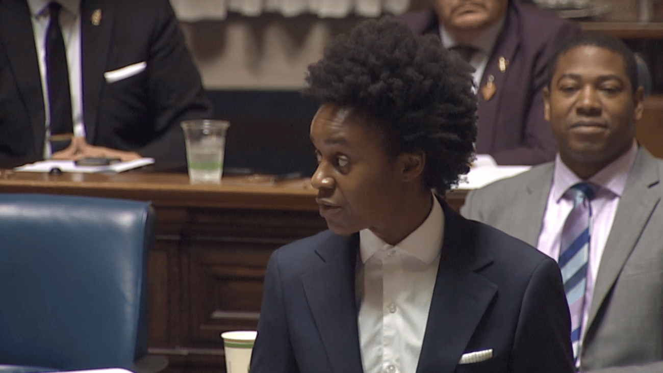 Manitoba Health Minister Uzoma Asagwara speaks in the provincial legislature. (Legislative Assembly of Manitoba)