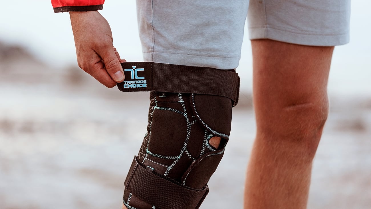 The Trainers Choice knee brace, made with GeoCell. (Trainers Choice)