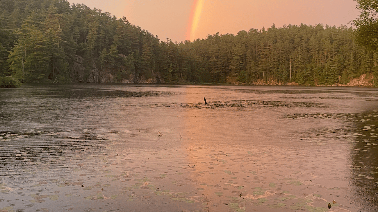 Summer rainbow photo by Kristen Mitchell