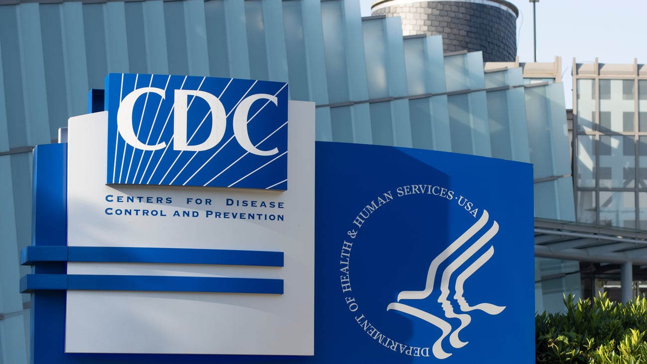 Sign in front of the CDC offices in Atlanta