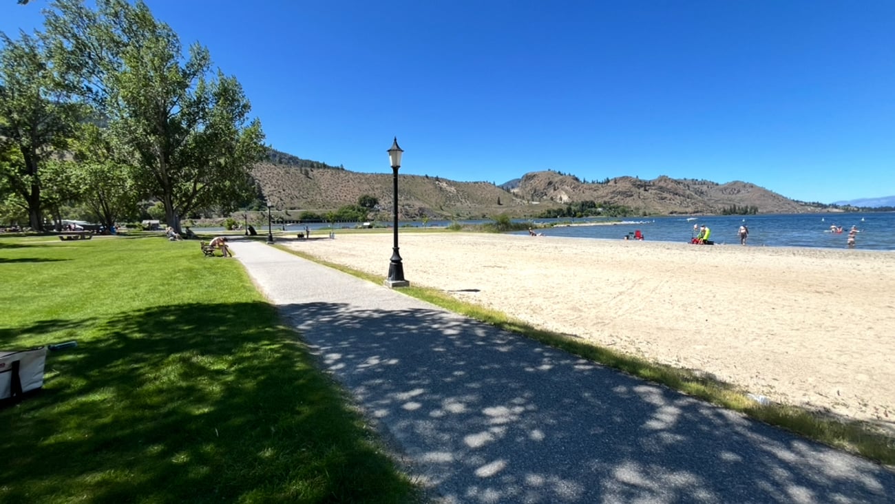 Okanagan falls beach in summer (reader photo)