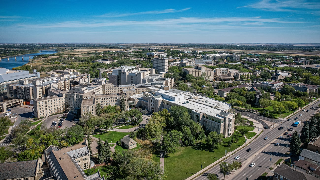 The University of Saskatchewan campus in Saskatoon.