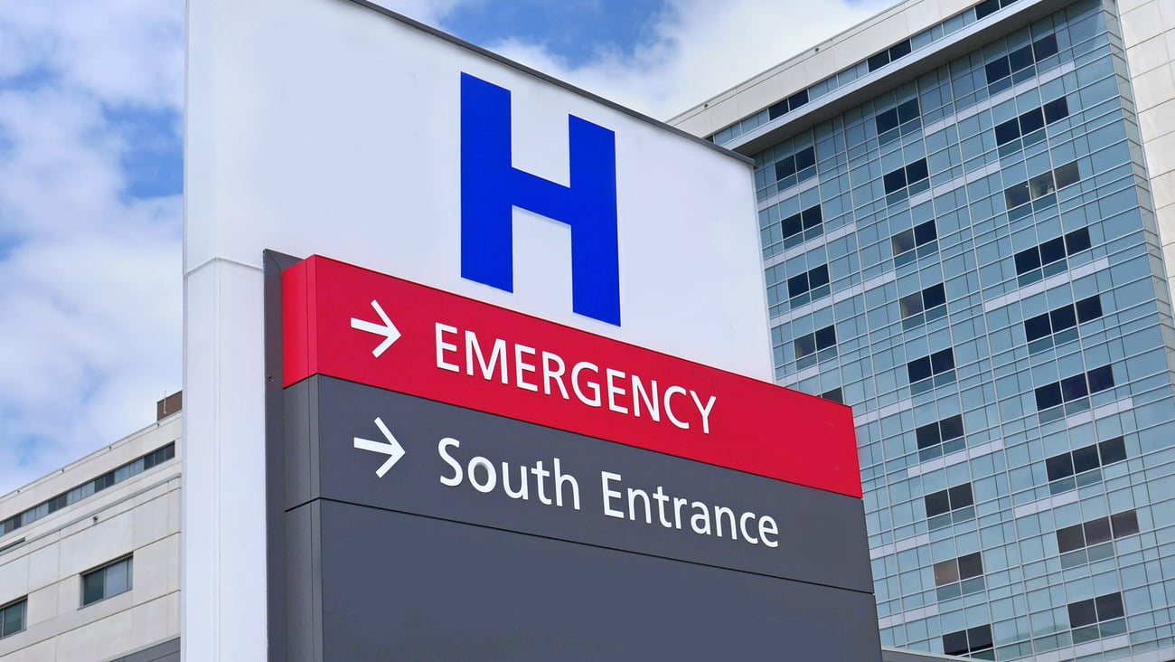 Hospital sign