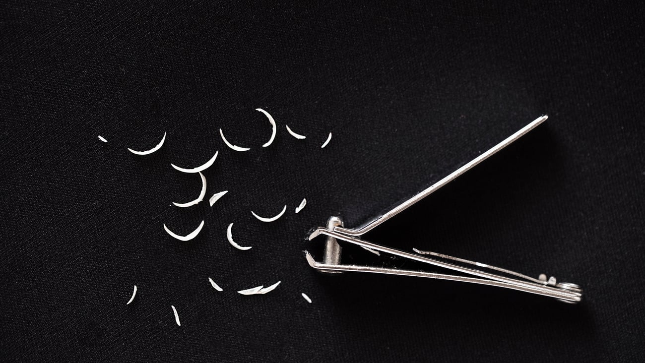 Toenail clippings