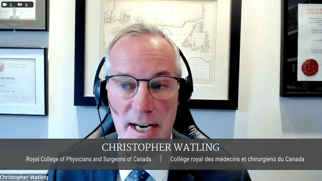 Dr. Christopher Watlin testifies at the House Standing Committee on Health. (House of Commons of Canada)