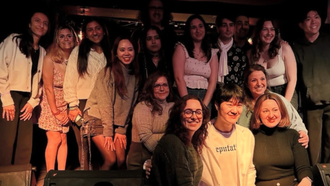 Group of students in CAPSI posing for a photo together