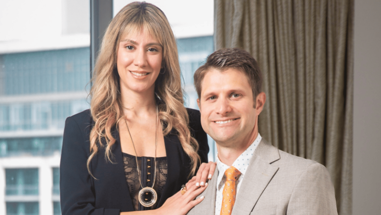 Pharmacist co-founders Anita Shishehchi and Dominic Duszczenko