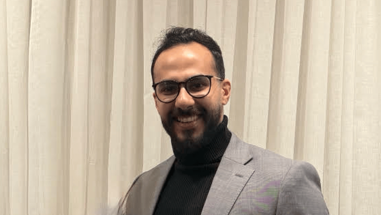 Zeyad Abouelwafa smiling for a photo