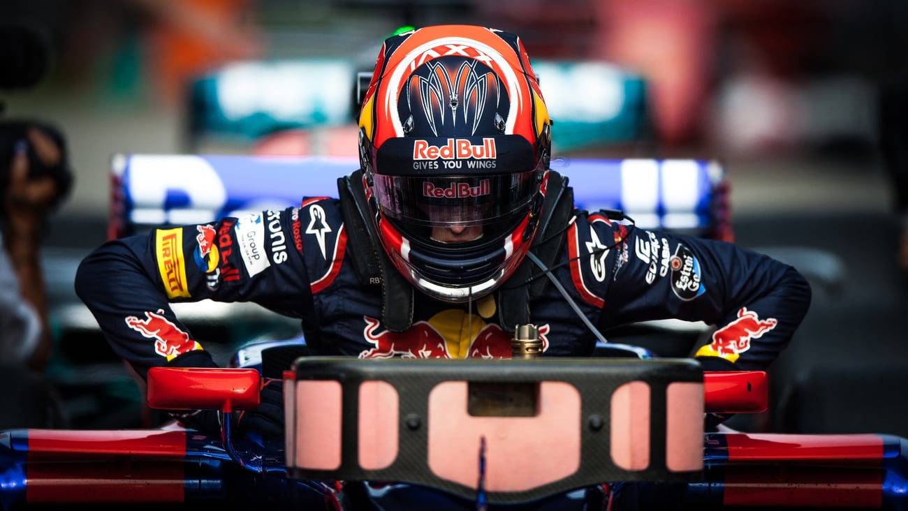 Formula 1 race care driver