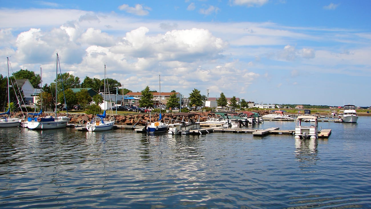 The town of Beaurivage in New Brunswick. (P199/Wikimedia)