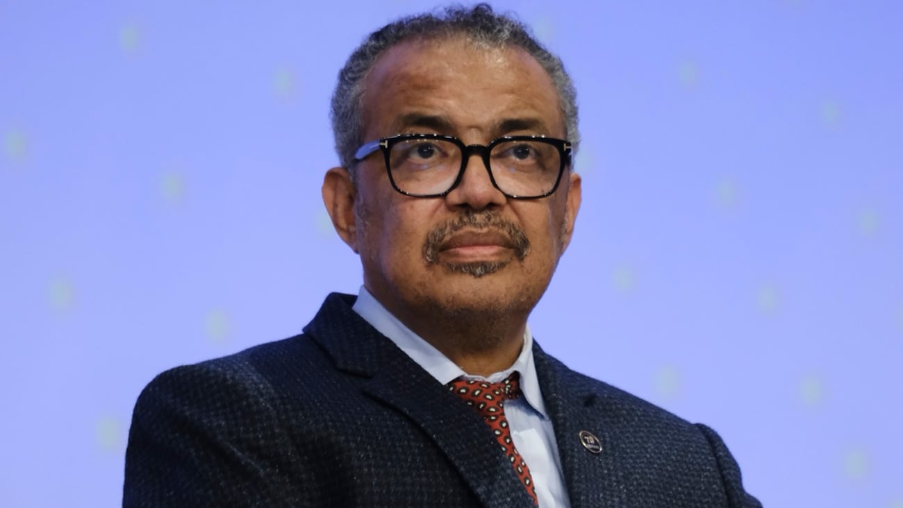 Director-General of the WHO Tedros Adhanom Ghebreyesus.