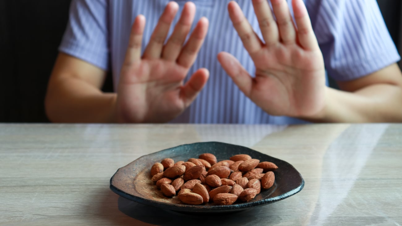 A photo depicting peanut allergies.