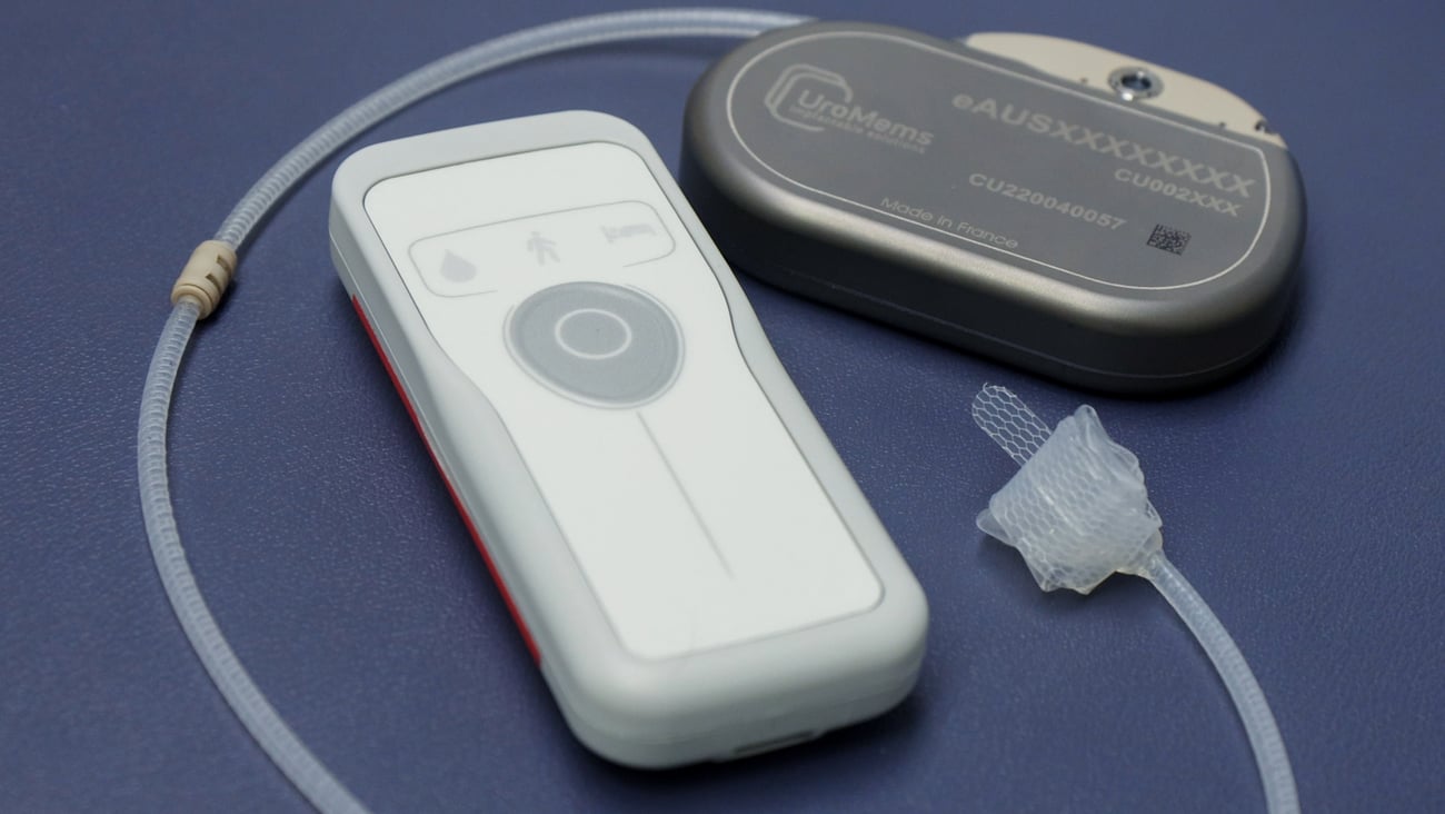 A device to help with urinary incontinence 