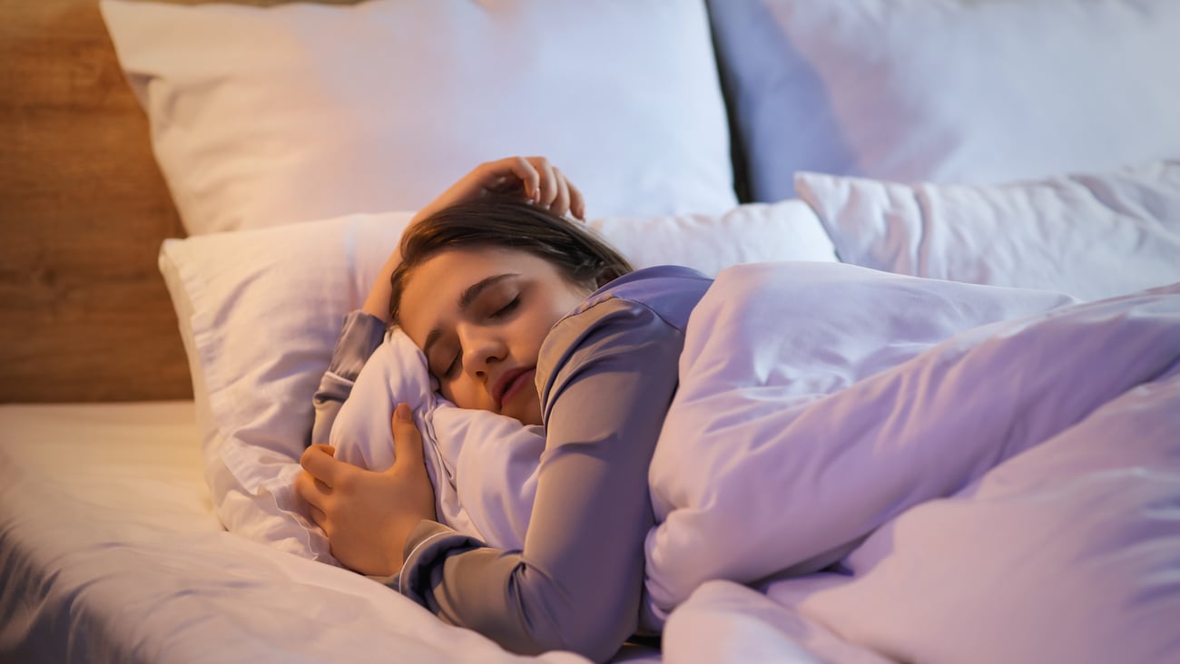 Young woman sleeping