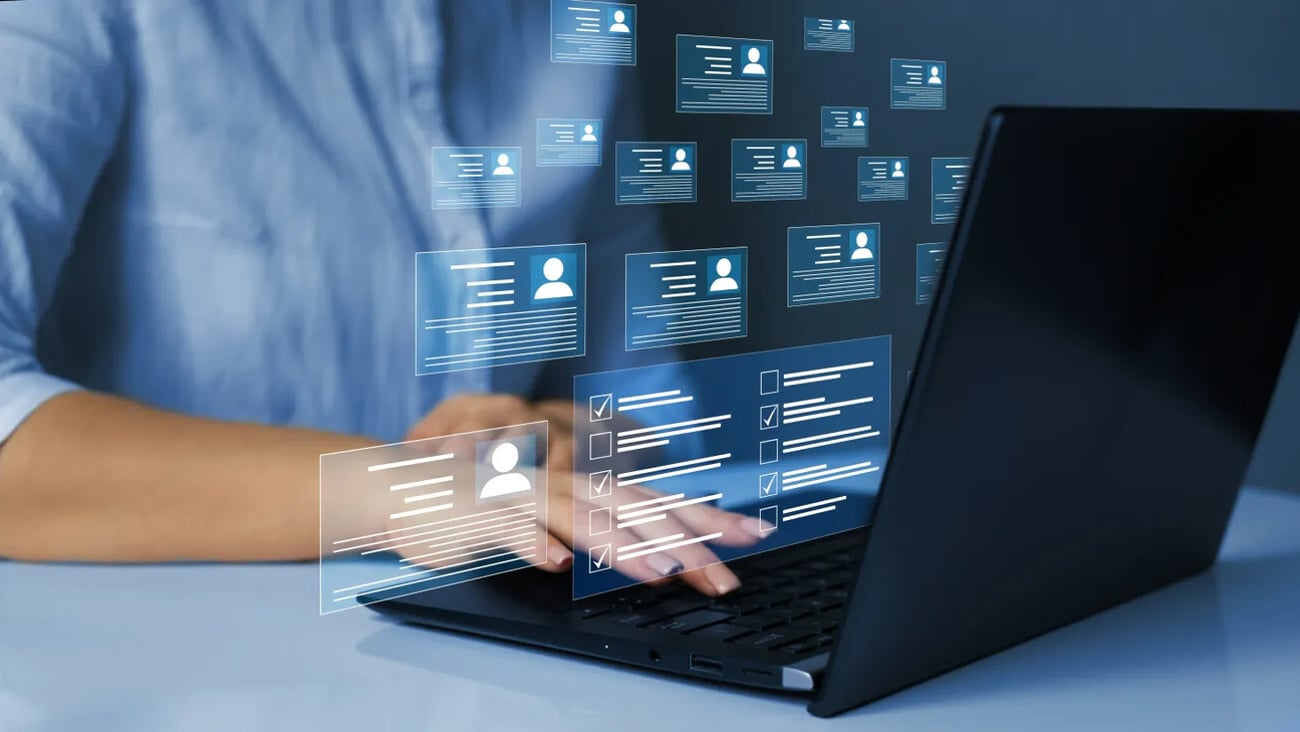 Employees must complete the online survey form, answer the test questions. Marked checklist on a clipboard. Human resources and management concept.; Shutterstock ID 2178165633