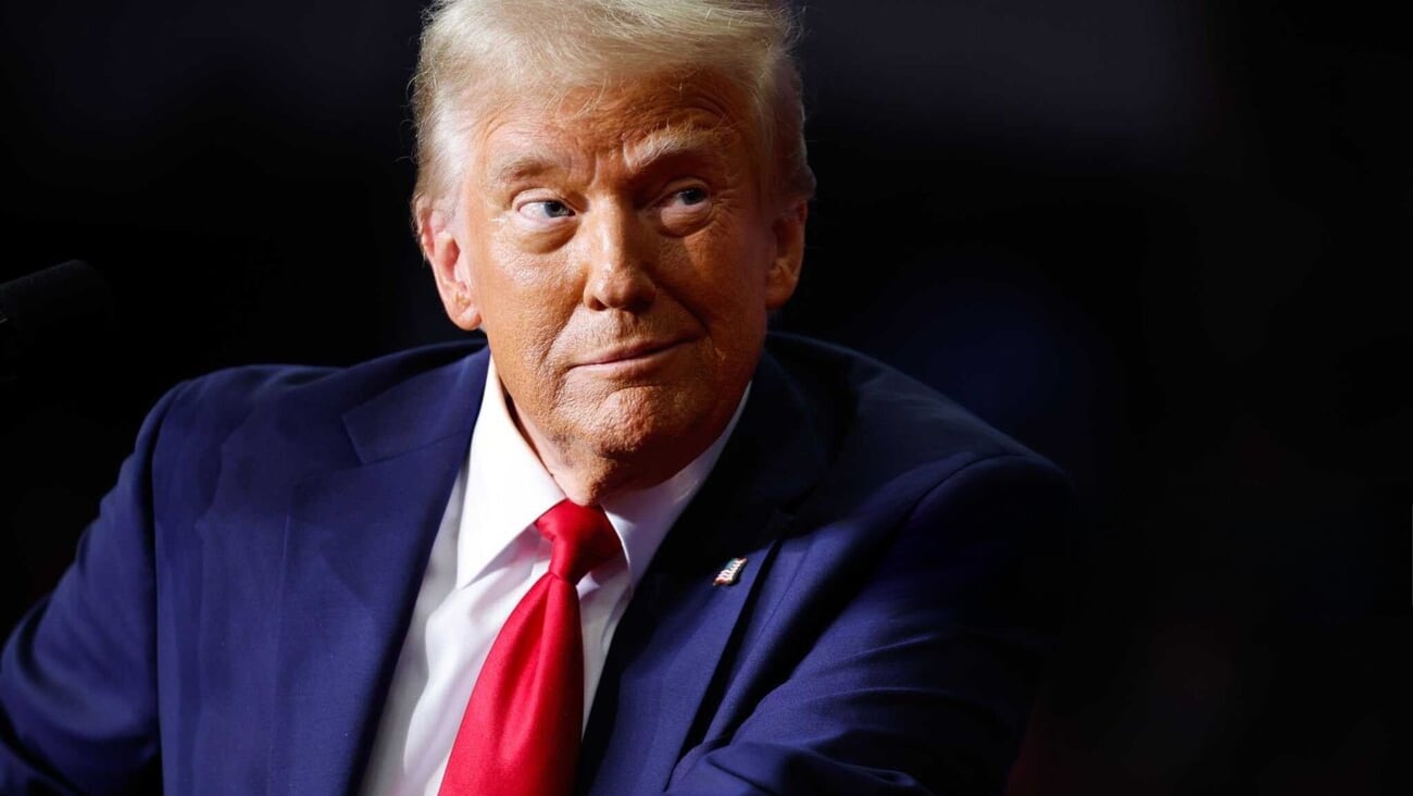 PITTSBURGH, PENNSYLVANIA - NOVEMBER 04: Republican presidential nominee, former President Donald Trump holds a campaign rally at the PPG Paints Arena on November 04, 2024 in Pittsburgh, Pennsylvania. ; Shutterstock ID 2545271257