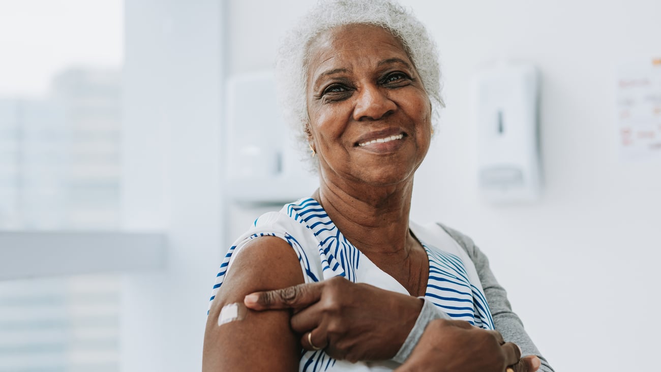 Older women vaccinated