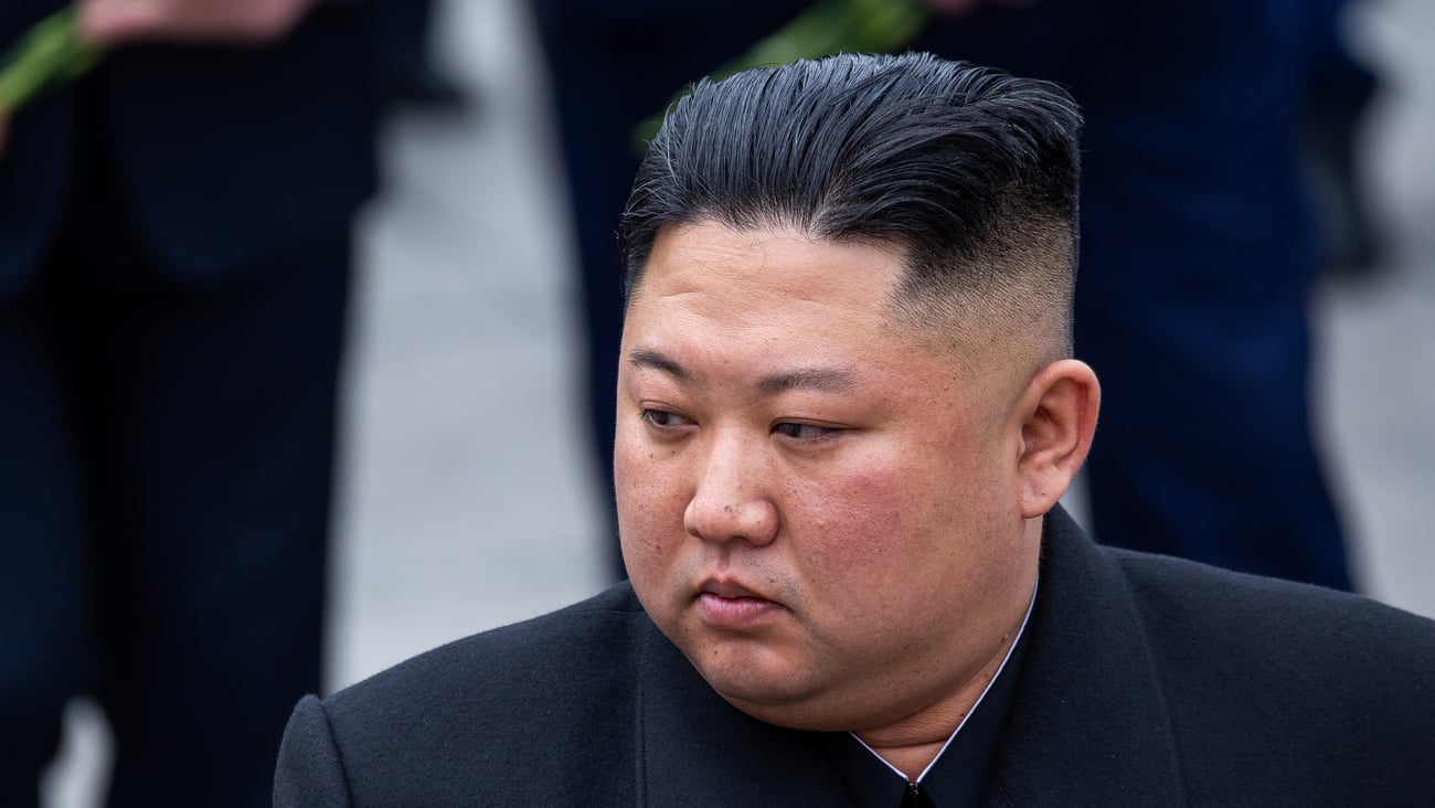 North Korean leader Kim Jong-un seen in 2019 in Vladivostok, Russia.