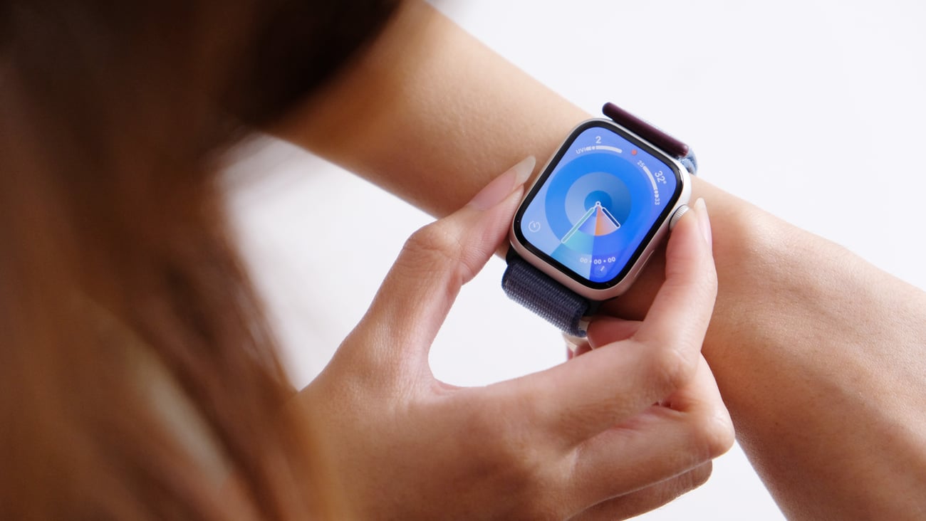 An Apple Watch Series 9 is seen in Thailand.