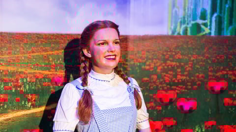 Judy Garland posing for the camera