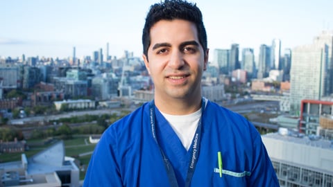 Sahand Ensafi, a physician assistant