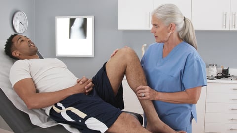 a man and a woman sitting in a room