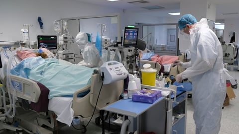 a group of people in a room