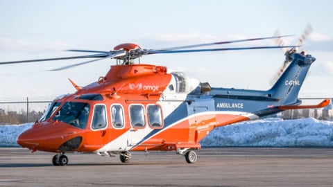 helicopter in the Ornge air ambulance fleet