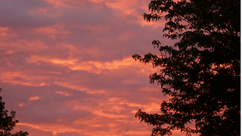 Red sky at morning. reader photo