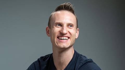Picture of young white man smiling