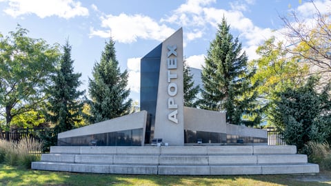 Sign outside corporate headquarters of Apotex 