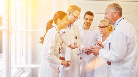 Group of doctors laughing