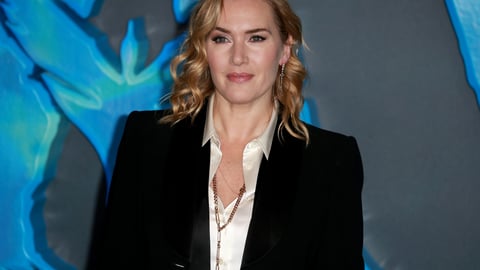 Actress Kate Winslet at a red carpet