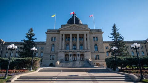 The Saskatchewan Legislative Building, seen in Regina.