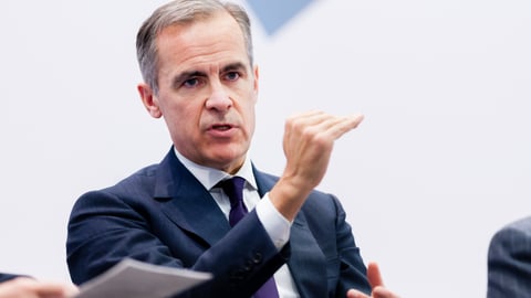 Mark Carney speaks on November 14, 2017. (European Central Bank)