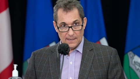 Dr. Mark Joffe at a press conference on February 9, 2021.