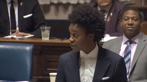 Manitoba Health Minister Uzoma Asagwara speaks in the provincial legislature. (Legislative Assembly of Manitoba)