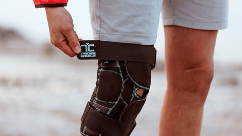The Trainers Choice knee brace, made with GeoCell. (Trainers Choice)