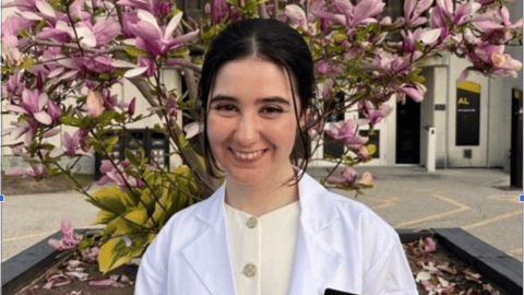 Student essay author Jessica Hoxha
