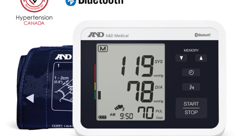 A&D Medical's blood pressure monitor.