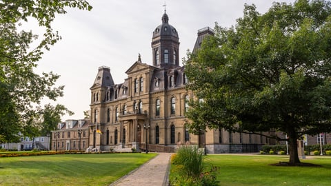 The Legislative Assembly of New Brunswick seen in Fredericton. 