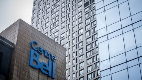 Outdoor shot of the Centre Bell in Montreal