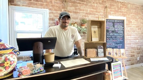 John Joseph opened Skū-náh Café on Six Nations in October. Its menu is entirely diabetic-friendly. (Celeste Percy-Beauregard, Local Journalism Initiative Reporter)