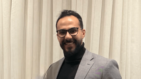 Zeyad Abouelwafa smiling for a photo