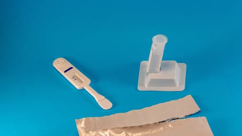 An oral swap HIV self test.